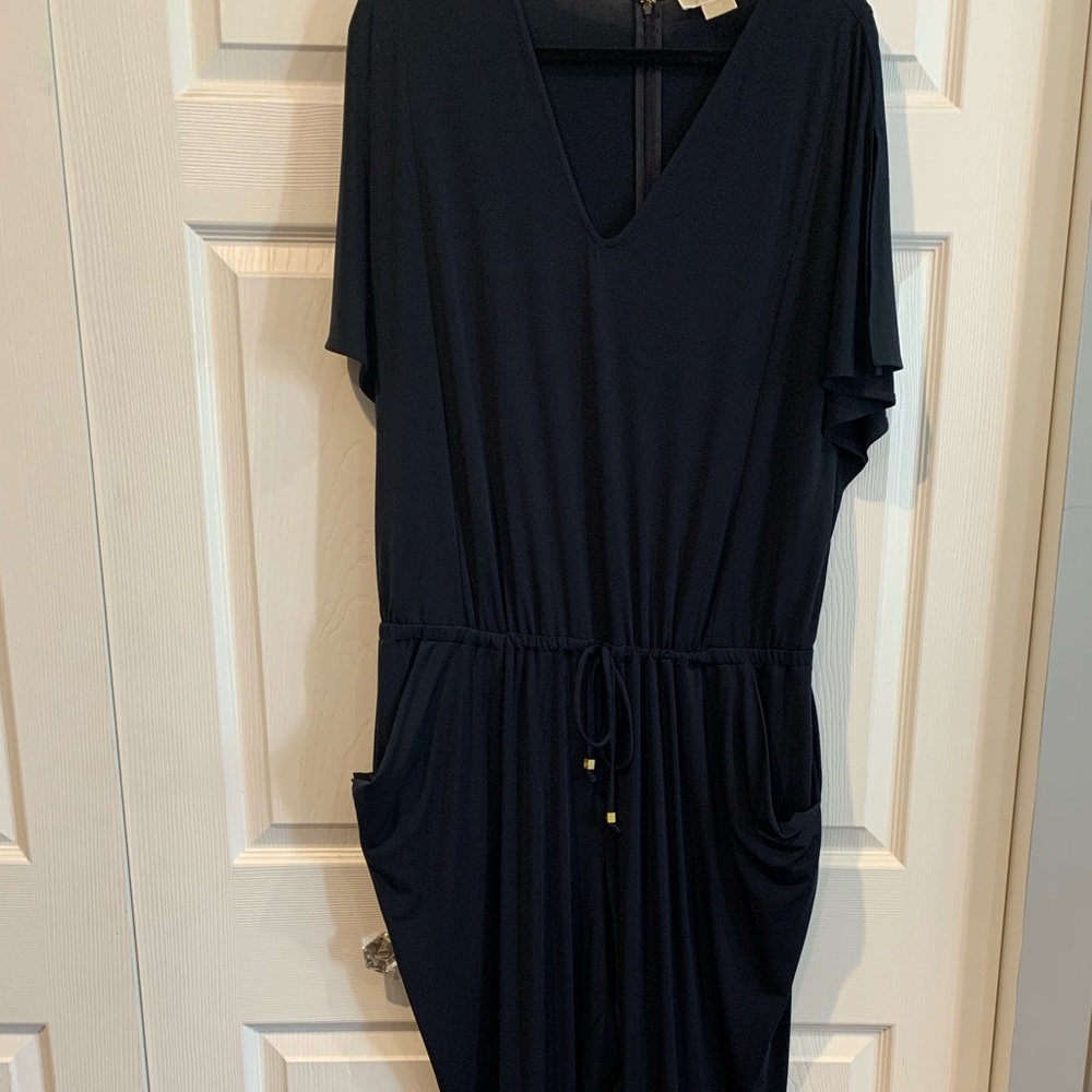 Michael Kors Navy Jumpsuit-1x